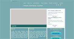 Desktop Screenshot of 3haresclinic.com